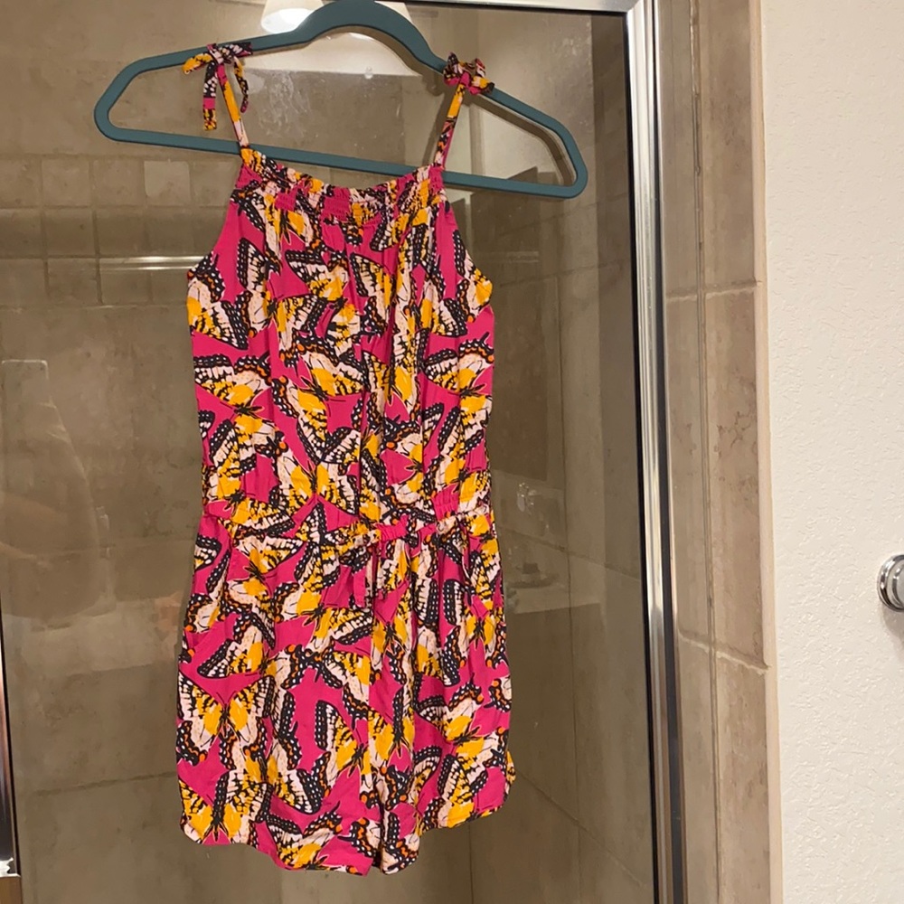 Girls size 7-8 butterfly 🦋 romper